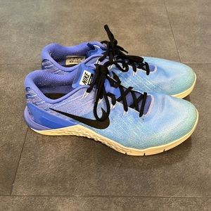 Nike blue ombré shoes